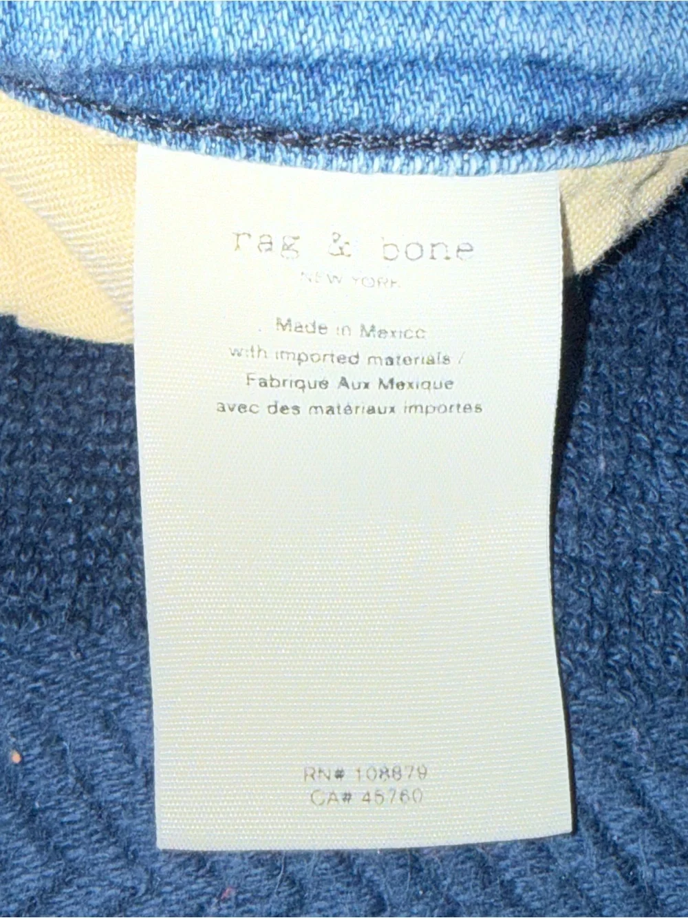 Rag & Bone denim jeans size 24